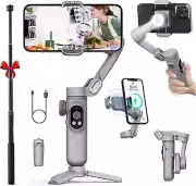 3-Axis Handheld Gimbal Stabilizer Wireless Charging OLED Display LED Light Focus