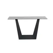 Raimon Furniture Arianna Modern Rectangular Hallway Console Hall Table Ceramic - Marmo