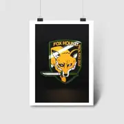Foxhound High Tech Special Forces Emblem | Tactical Game | High Quality Prints