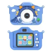 Dinosaur Kids Selfie Camera Cartoon Camera 48MP 1080P HD Digital Camera with Car