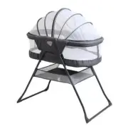 Baby Inc Sonno Foldable/Portable Newborn/Infant Bassinet w/Carry Bag - Sil Birch