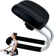 Prayer Stool - Adjustable Cushion, Worship Chair | Meditation Bench, Floor Kneeler, Seat, Foldable Support for Home Altar Use, Yoga Corner, Zen Practice, Posture Tool for Quiet Moments