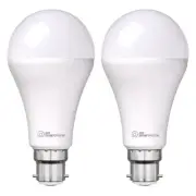 2x Laser 10W B22 Smart White LED Bulb Google/Alexa/WiFi Wireless App Control