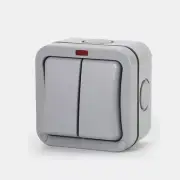 High Quality 2 Gang Weatherproof Junction Box ABS Material IP66 Waterproof