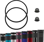 4 Pack Gaskets and Lid Replacement Parts Compatible with Contigo Snapseal Byron Travel Mug 16oz & 20oz