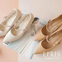 在飛比找momo購物網優惠-【EPRIS 艾佩絲】現貨 尖頭瑪莉珍鞋 浪漫格格GIRL 