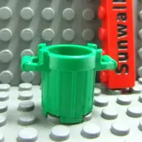 在飛比找蝦皮購物優惠-【積木2010】樂高 LEGO 綠色 垃圾桶 / 92926