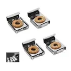 4x Glass Clips Mirror Support Sheet Dresser Mirror Fixed Fitting Easy to Install