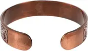 GOOHOCHY Magnet Bracelet Rings Vintage Jewelry Bracelets for Men Wrist Band Men Bracelet The Ring Wristbands Anklets Wrist Straps Magnetic Wristband Bracelet for Men Light Brown Alloy