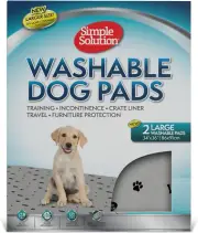 Large Washable Puppy Pad | Reusable Dog Pee Pad | Absorbent and Odor Controlling