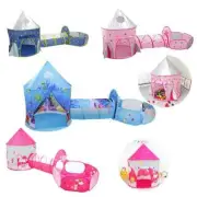 Child Tunnel Spaceship 3 In 1 Tent House Play Toys Foldable Children Crawling