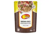 Sunrice Microwave Brown Rice Pouch 250g