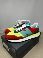 New Balance 237 Grey Orange Teal MS237PK1 Sneakers Men’s Size 12 Shoes