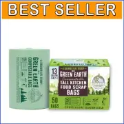 Bulk 13 Gallon Commercial Compost Bags - Plant-Based & BPI Certified, 200 Count