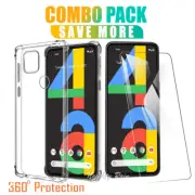 For Google Pixel 4A 4 3A 3 XL Case Soft Gel Clear Transparent Shockproof Cover