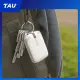 【瑞士TAU】世界最小的三合一磁吸式鑰匙圈行動電源_幻影白(自帶三種USB規格線)
