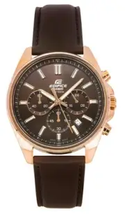 Casio Edifice Chronograph Brown Dial Quartz 100M Men's Watch EFV-650CL-5AV