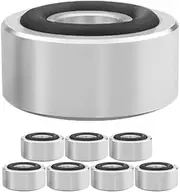 OSALADI Aluminum Alloy Speaker Cabinet Foot Pads 8 Pack Isolation Feet Furniture Leg Bumpers Protect Floors Quick Install
