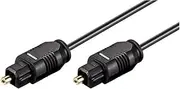 Goobay 50938 Optical Cable, Black, 2.2 mm Diameter, 10 m Cable Length