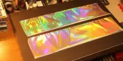 Kramer Holoflash Film Holographic Guitar Effects Silver Gold or Blue 2 Sq. Ft.