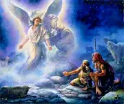 Christian Art Print Behold I Bring You Good Tidings Of Great Joy by Tom duBois