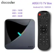 A95X F3 RGB Light TB Box Amlogic S905X3 Android 9.0 TV BOX 4GB RAM 32/64GB ROM