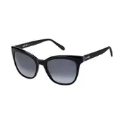 Fossil Womens Black Sunglasses Cat Eye Grey Lenses 53mm FOS2111S