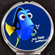 Finding Nemo Dory Just Keep Swimming Ocean Disney Makeup Compact Mirror Beauty