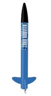 Zero Gravity Flying Model Rocket Kit - Custom Rocket Co - Skill Level 1