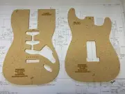 Stratocaster Guitar Router Template w/BluePrints CNC Cut & Laser Engraved