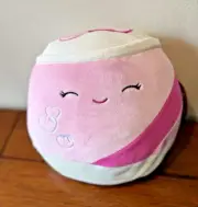 Squishmallow Poodle Soda Pop Can 8" Plush Kellytoy Hearts Love Pink NWT