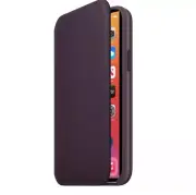 Genuine Apple Leather Folio Case for iPhone 11 Pro Max - Aubergine (Purple)