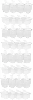 32 Pcs Feeding Box Animal Pens Spider Portable Fence Pet Accessories Pet Playpen Household Snake Cage Breeding Tank Pet Fence Pp Material Clamshell Jumping Spider Reptile