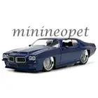 JADA BIGTIME MUSCLE 1971 PONTIAC GTO 1/24 DIECAST MODEL CAR BLUE 33545