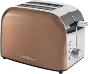 Vintage Retro 2 Wide Slices Toaster/Cancel/Defrost/Reheat/Reheat/Bread Warmer + Stainless Steel Gift Bag 900W