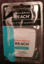 REACH Cleanburst Spearmint Waxed Floss