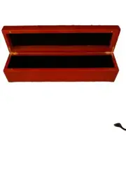 MAHOGANY GRADED COIN STORAGE BOX HOLDS 30!