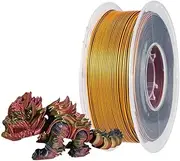 CC3D Silk Tri Color PLA Filament Black/Red/Gold 1.75mm 1KG Triple Colour PLA 3D Printer Coextrusion Filament Metallic Black Red Gold Tricolor 3D Printing Materials