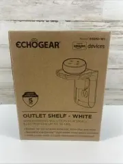 ECHOGEAR Outlet Shelf –Perfect for echo dot, speakers, google home etc -EGOS1-W1