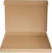 Corrugated Cardboard Shipping Boxes, 420x280x50mm Small Parcel Boxes, Mailing Boxes for Business, Posting, Small Packet Shipping, Storing or Gift(10 Pieces)