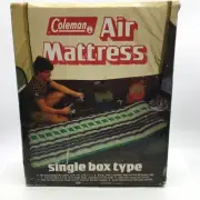 Vintage Coleman Air Mattress Single Box Type 76 X 28.5 #5998-360 Never Opened