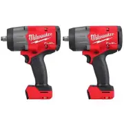 Milwaukee Impact Wrench 18V Lithium-Ion Brushless Cordless Impact Wrench Red