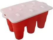 Makers for The Freezer - Ice Cream Mold,6-Cavity Silicone Safe Leak-Proof Tray Container Holder Mould for Toddler Baby Feeding Dessert Fruit