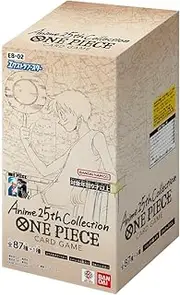 One Piece Card Game Extra Booster Anime25th Collection EB-02 (Box), Pack of 24