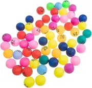 Toddmomy Exciting Raffle Bingo Balls 90pcs Plastic Mini Balls for Events Parties Games