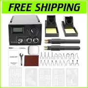 Dual Pen & 20 Tip Wood Burning Set - Ideal for Professional Pyrography Projects