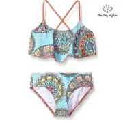 Kanu Surf Alania Flounce Bikini Swimsuit Size 14