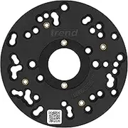 Trend Universal Plunge Router Sub-Base, 150mm, Enhanced Compatibility for 1/4 Inch Plunge Routers, UNIBASE/150