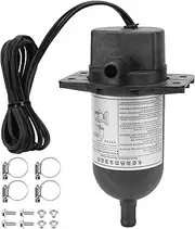 Water Tank Preheater, 1000W Water Jacket Heater Made with Plastic Steel, Compact Size, Self Circulating Water Jacket Heater for Trucks, Ships, and Construction Machinery