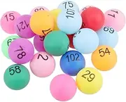 GOOHOCHY 150pcs Assorted Color Pong Balls for Game Nights and Party Decorations Numbers Fun and Easy to Recognize Table Tennis Balls for Raffles and Events